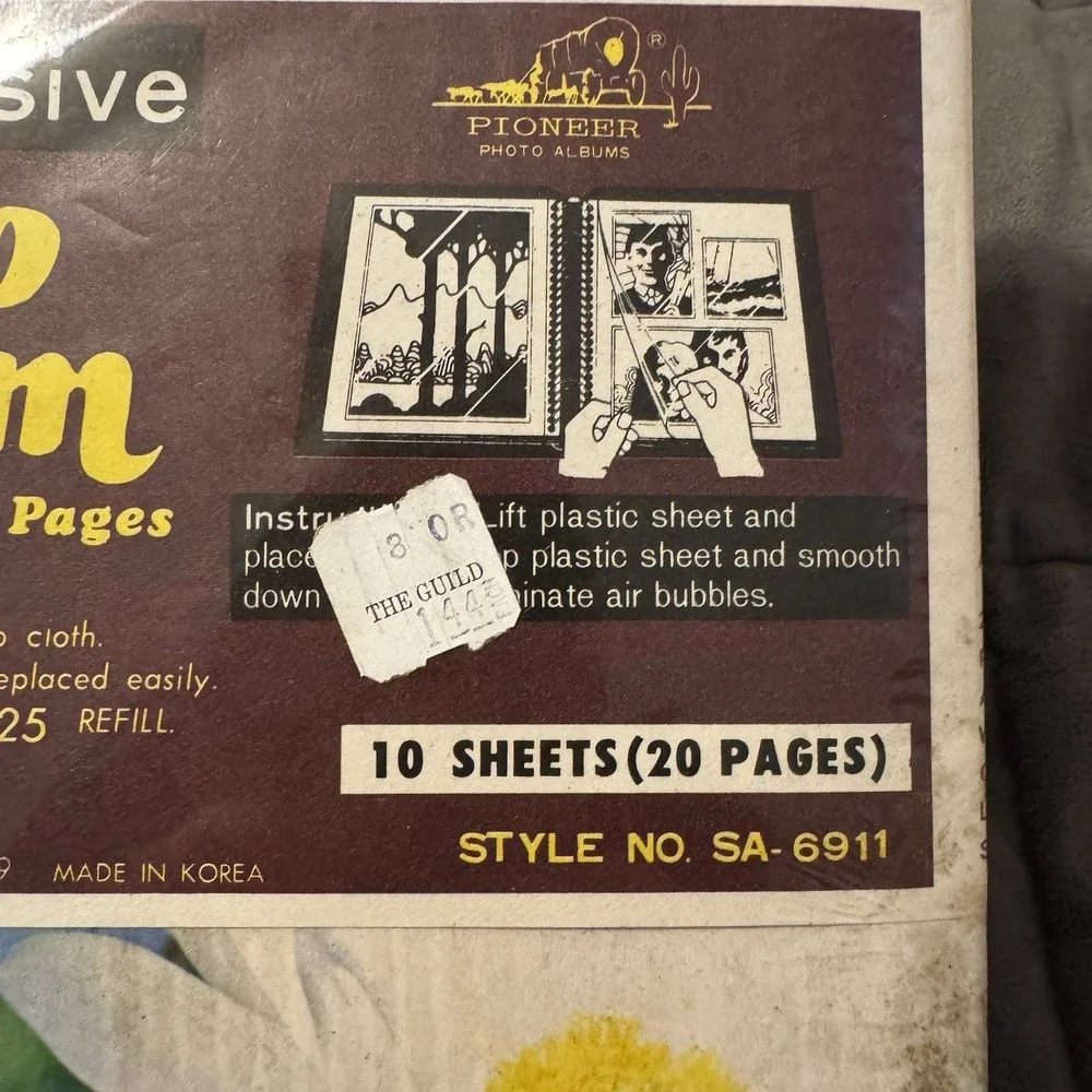 Vintage Pioneer Photo Album 20 Pages Self Adhesive Daisies Sealed NOS